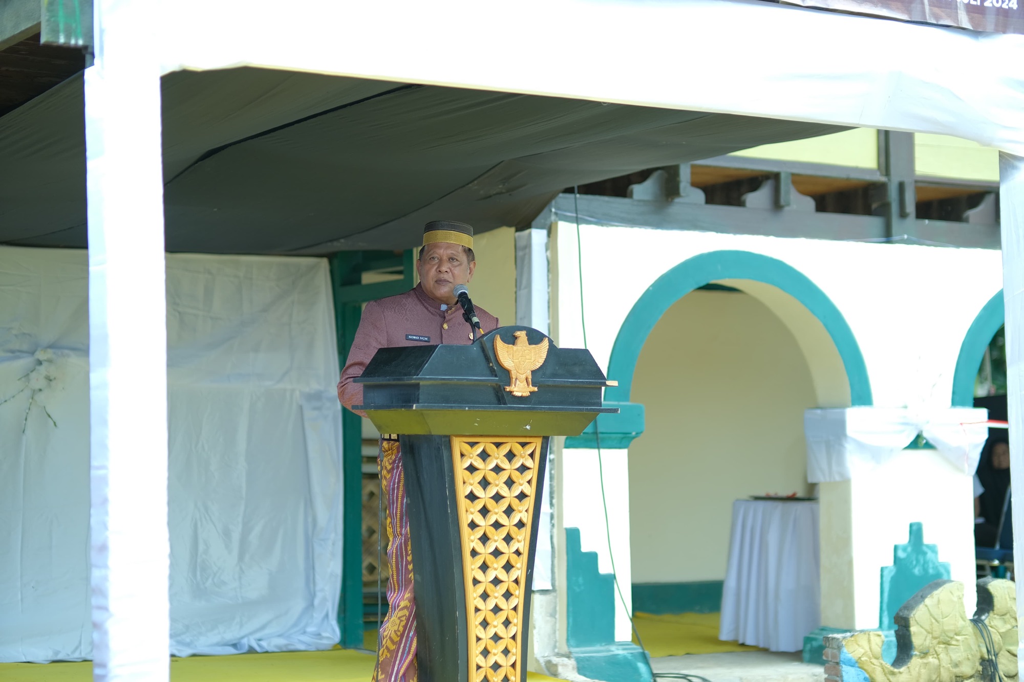 Bupati Soppeng Pimpin Upacara Mallekke’ Je’ra dan Meresmikan Museum Datu Pattojo di Desa Rompegading